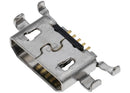 Puerto de carga para soldadura de 05 Pin con Conector Micro B disponible en Guatemala para reparaciones y componentes electrónicos.