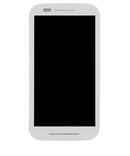 Reparación de pantalla con marco blanco para Motorola Moto E XT1022 en Guatemala.