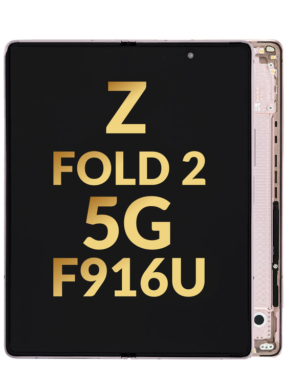 Reparación de pantalla OLED con marco Galaxy Z Fold 2 F916U en Guatemala.