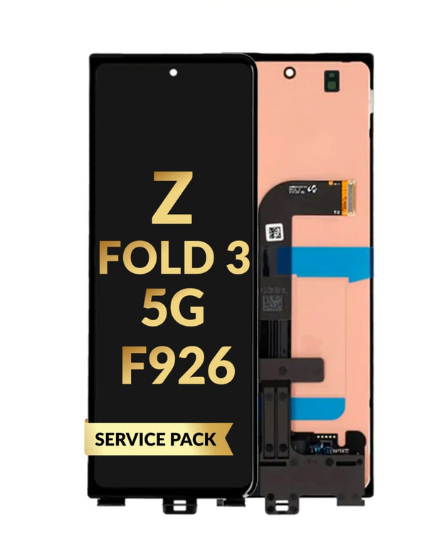 Reparación de pantalla Samsung Galaxy Z Fold 3 F926 en Guatemala, pantalla original OLED sin marco exterior frontal disponible en mayoristas locales.