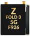 Venta de pantalla OLED sin marco original para Samsung Galaxy Z Fold 3 F926 en Guatemala.