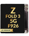 Reparación de pantalla original con marco Galaxy Z Fold 3 F926 Phantom Black en Guatemala.
