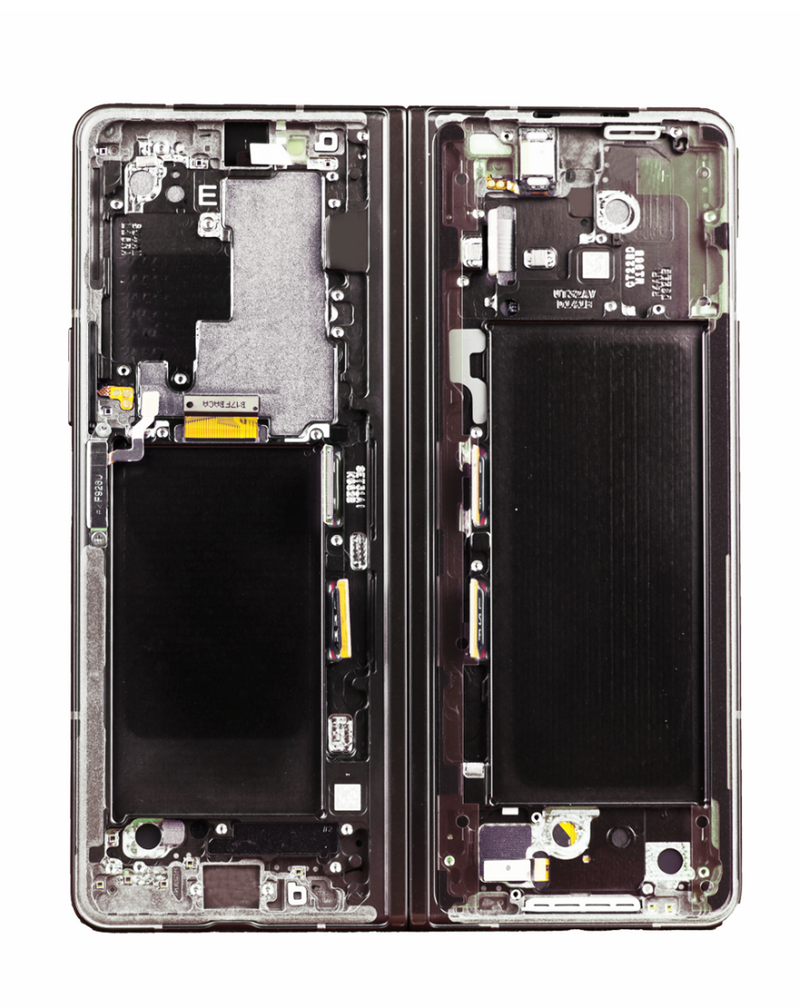 Reparación de pantalla original con marco Galaxy Z Fold 3 F926 Phantom Black en Guatemala.