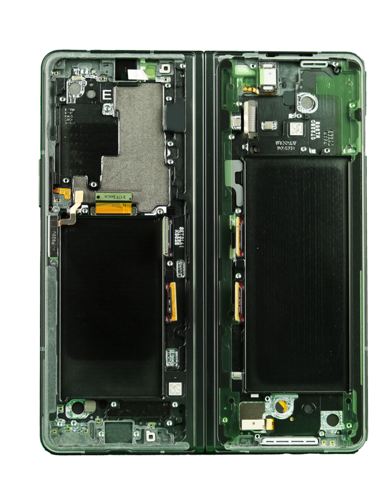 Reparación de pantalla Galaxy Z Fold 3 en Guatemala con service pack original y marco incluido.