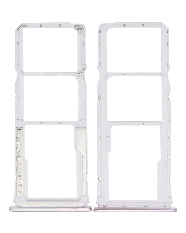 Encuentra la bandeja de SIM doble para Xiaomi Redmi 9 / Poco M2 en Guatemala, disponible en color rosa, ideal para reparaciones telefónicas.