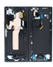 Reparación de pantalla original con marco Galaxy Z Fold 6 F956 OLED (CRAFTED BLACK) en Guatemala.