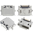 Puerto de carga micro USB de 5 pines y 4 anclajes para soldar, repuesto para reparación electrónica.