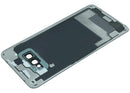 Tapa trasera Samsung Galaxy S10e Service Pack Prism Green, repuesto original para reparación de vidrio trasero SM-G970F.