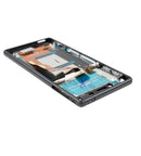 Pantalla LCD negra con marco para Sony Xperia M4 Aqua (E2303/E2306/E2353/E2363), repuesto de reparación.