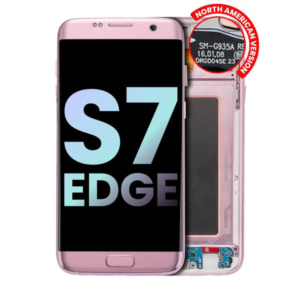 Reparación de pantalla con marco OLED para Samsung Galaxy S7 Edge en Guatemala, venta al mayorista.