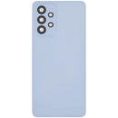 Tapa trasera azul con lente de cámara para Samsung Galaxy A33 5G (A336), repuesto original.