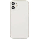 tapa trasera con puerto de carga, cable flex y pequenas partes iPhone 12 Mini (US Version) (Blanco)