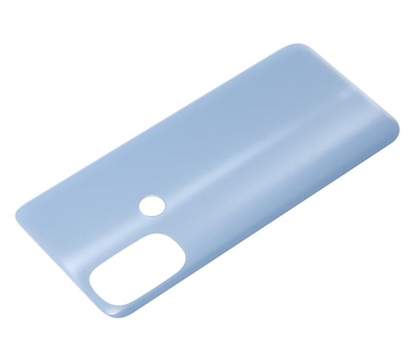 Tapa trasera de vidrio compatible en Guatemala para Motorola Moto G71 5G (Arctic Blue) de reparación.