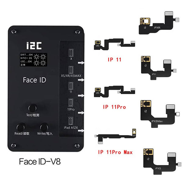 Encuentra el cable flex i2C Face ID V8 Dot Matrix para iPhone XS en Guatemala en los talleres de reparación de dispositivos móviles mayoristas.