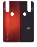Encuentra tapas traseras originales para Motorola One Hyper en Guatemala con garantía OEM en color rojo.