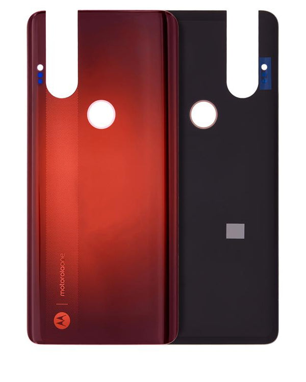 Encuentra tapas traseras originales para Motorola One Hyper en Guatemala con garantía OEM en color rojo.