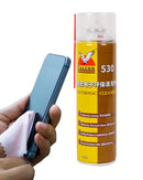 Spray limpiador de contactos FALCON 530 de 550ml, envase azul y blanco, ideal para electrónica.