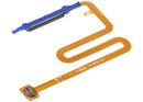 Lector de huella dactilar negro con cable flex para Samsung Galaxy A06 5G (SM-A066B), repuesto para reparación.