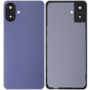 Tapa trasera violeta claro sin logo con lente de cámara para Samsung Galaxy A07 4G (A075), repuesto Aftermarket Plus.