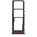 Bandeja porta SIM dual negra para Motorola Moto G06 XT2535, repuesto esencial.