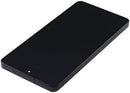 Pantalla Samsung Galaxy S26 Ultra 5G negra con frame, repuesto Aftermarket Plus de 120Hz para reparación de display roto.