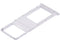 Encuentra la bandeja de tarjeta SIM para Samsung Galaxy A04 (A045 / 2022) en Guatemala, tanto para reparaciones como para reemplazos, disponible en blanco.