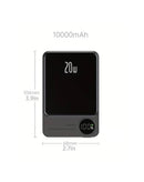 Encuentra el PowerBank inalámbrico magnético con display LED de 10000mAh en Guatemala.