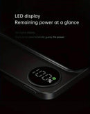 Encuentra el PowerBank magnético inalámbrico de 10000mAh en Guatemala con pantalla LED en color morado al mejor precio en mayoristas de accesorios tecnológicos.