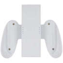 Hand grip blanco ergonómico para Nintendo Switch 2, mejora el agarre de los Joy-Con para una experiencia de juego cómoda.