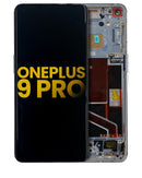 Pantalla OLED con marco para OnePlus 9 Pro (Marco no para Verizon 5G UW) (Reacondicionado) (Morning Mist)