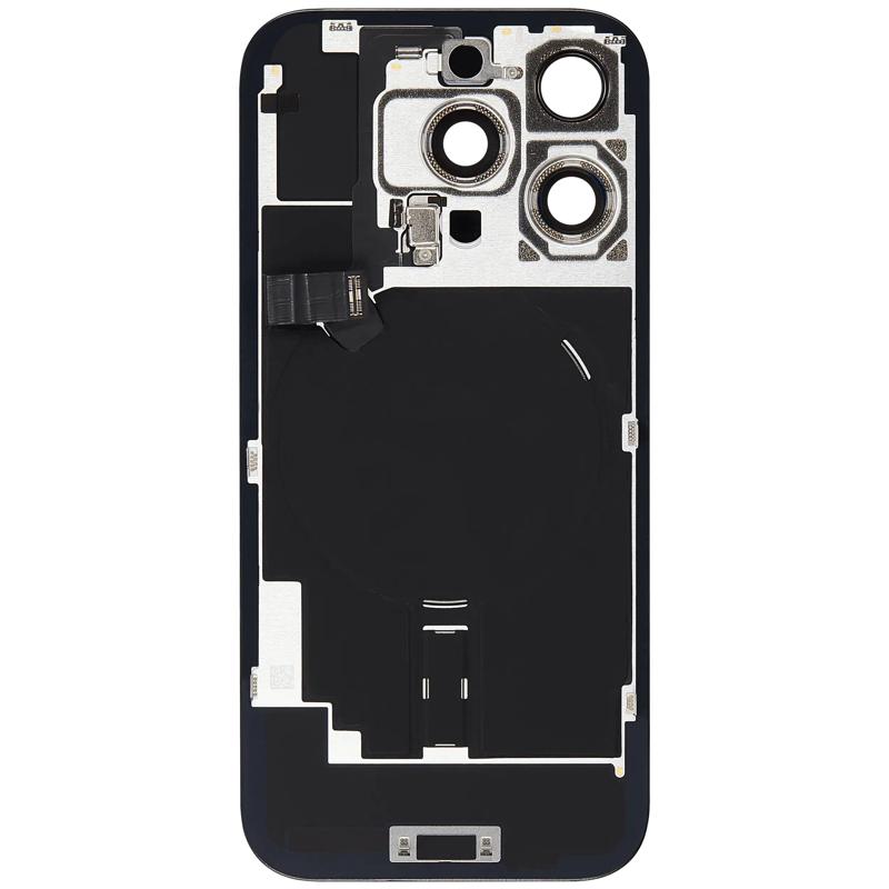 Compra una tapa trasera usada para iPhone 16 Pro con placa de acero y carga inalámbrica en Guatemala.