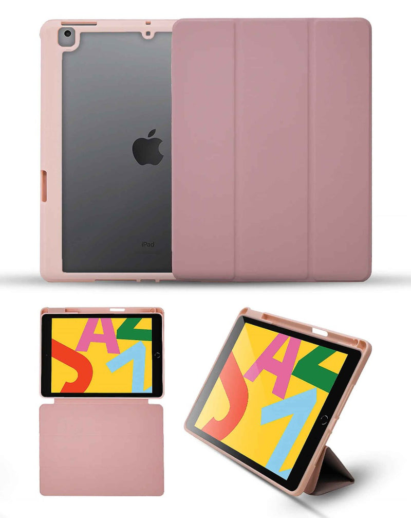 Encuentra la funda magnética inteligente de cuerpo completo color rosa para iPad en Guatemala, ideal para proteger tu dispositivo en los talleres de reparaciones y accesorios mayoristas.