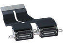 Puerto de carga USB-C original plateado para MacBook Neo 2026 (A2681), repuesto para reparación.