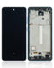 Pantalla OLED con marco para Samsung Galaxy A52 4G / A52 5G / A52S 5G (Azul espectacular)