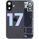 Tapa trasera original con MagSafe Magnet y NFC y Flashlight Flex iPhone 17 (Negro)