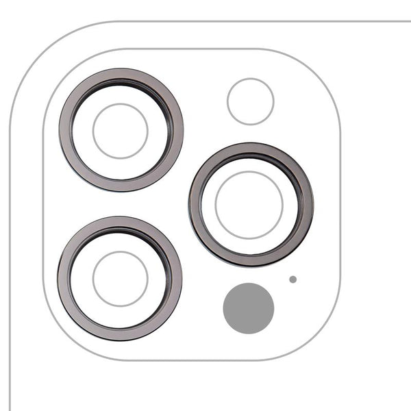 Compra un conjunto de 3 piezas de anillos de bisel para cámara trasera iPhone 12 Pro Max en Guatemala para reparar tu dispositivo rápidamente.