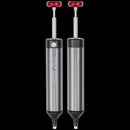 Desoldador de estaño Engineer SS-03 gris y azul, herramienta de reparación para desoldar componentes electrónicos.
