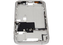 Tapa superior blanca de titanio para iPhone 16 Pro, versión US, con botones de encendido/volumen. Repuesto A3083.