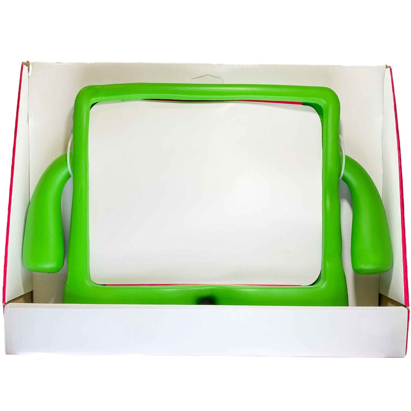 Encuentra la mejor funda protectora infantil verde para iPad en Guatemala con SlowBack, distribuidor autorizado.