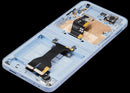 Pantalla OLED interna azul con marco para Samsung Galaxy Z Flip 6 (F741), repuesto Aftermarket Plus.