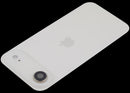 Tapa trasera blanca usada para iPhone Air con MagSafe, NFC y flex de flash.