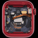 Chasis de aluminio rojo usado para Apple Watch Series 7 de 41mm (A2473), carcasa de repuesto para reparación.
