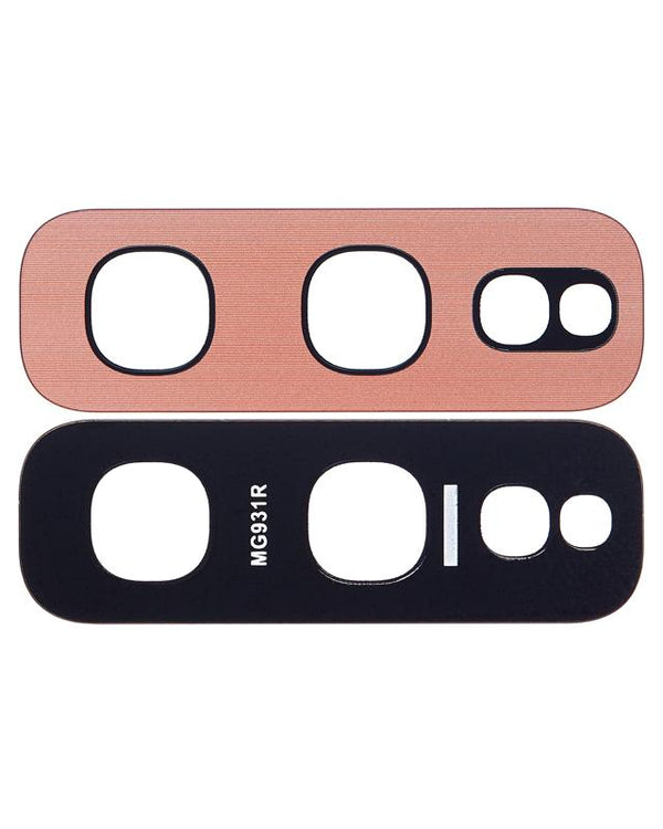 Lente de camara trasera (solo vidrio) con adhesivo para Samsung Galaxy S10E (Flamingo Pink)