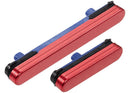 Botones duros de encendido y volumen Samsung Galaxy S25/S25 Plus premium en color Coral Red.