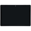 Pantalla LCD negra con marco para Lenovo Tab M10 TB-X505, ideal para reparación de pantalla rota.