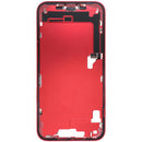 Chasis medio usado iPhone 14 Plus (A2632, A2886) con puerto de carga y partes pequeñas.
