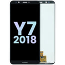 Pantalla LCD negra de repuesto para Huawei Y7 2019 (DUB-LX1), ideal para reparación de display.