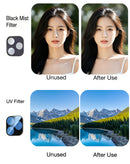 Kit de filtros magnéticos SlowBack gris para cámara iPhone 17 Pro Max, incluye ND y CPL.