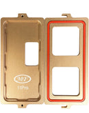 Encuentra el mejor molde de presión para alineación y laminado de LCD de iPhone 11 Pro en Guatemala, ideal para reparaciones en talleres y mayoristas de celulares.