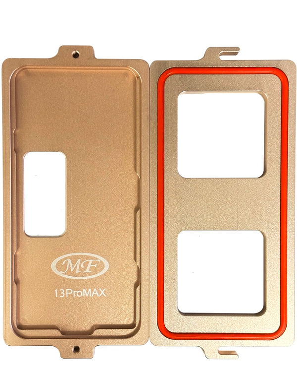 Molde de presión para marco y alineación LCD laminado para iPhone 13 Pro Max en Guatemala.